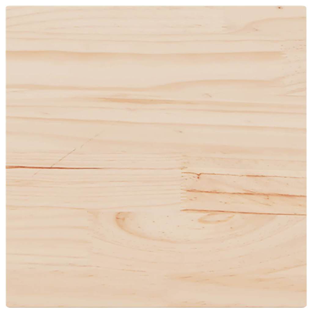 vidaXL Επιφάνεια Τραπεζιού Τετράγωνη 50x50x1,7 εκ. Μασίφ Ξύλο Πεύκου