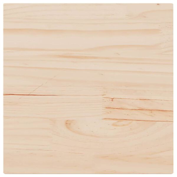 vidaXL Επιφάνεια Τραπεζιού Τετράγωνη 50x50x1,7 εκ. Μασίφ Ξύλο Πεύκου