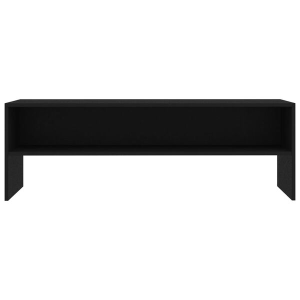 vidaXL Έπιπλο Τηλεόρασης Μαύρο 120 x 40 x 40 εκ. από Επεξ. Ξύλο
