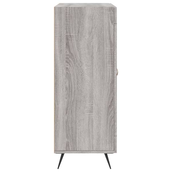 vidaXL Ντουλάπι Γκρι Sonoma 69,5 x 34 x 90 εκ. από Επεξεργασμένο Ξύλο