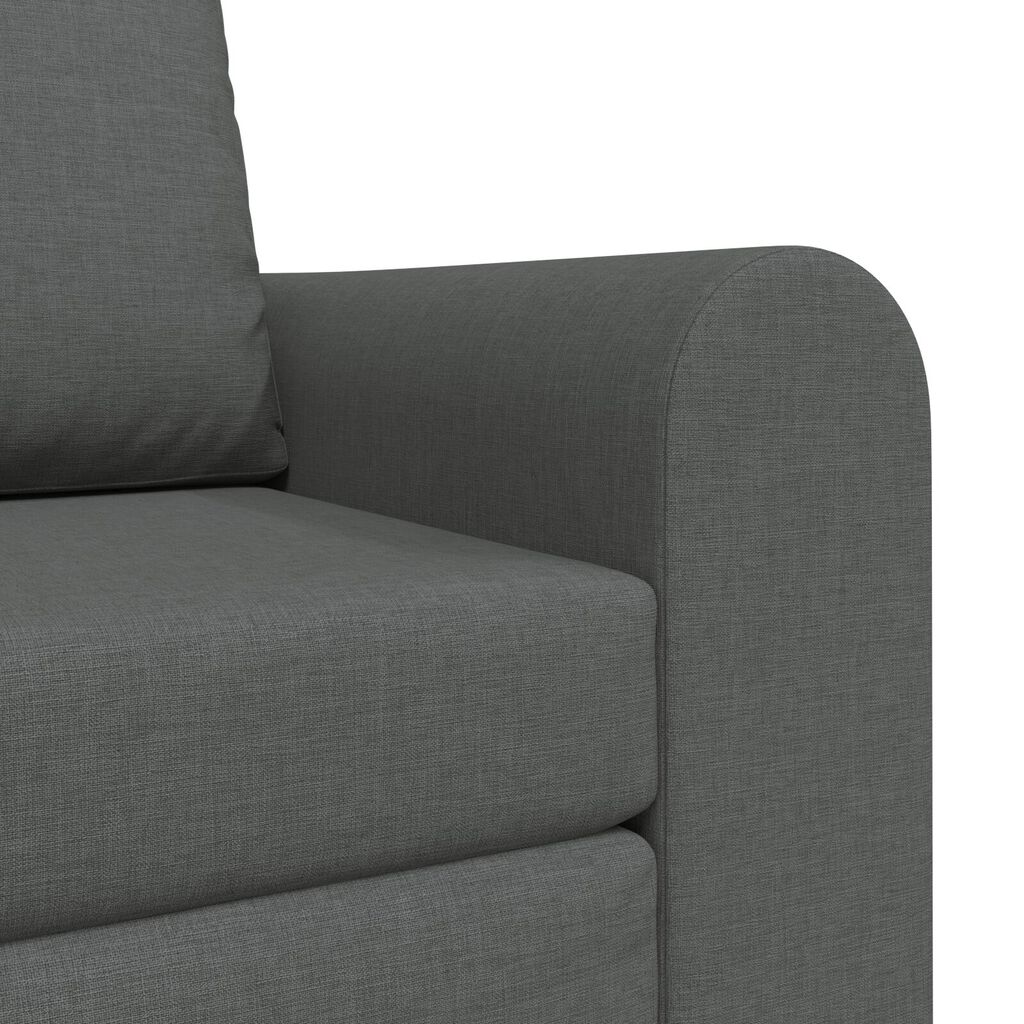 vidaXL Καναπές Κρεβάτι 2 σε 1 Σκούρος Γκρι 98x71x83 εκ. Ύφασμα