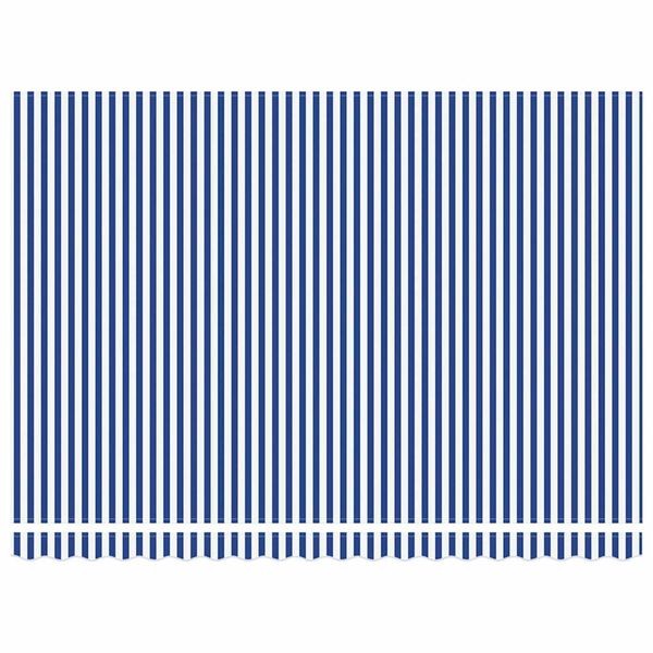 vidaXL Σκηνίτσα Αναδιπλούμενη Μπλε και άσπρο 450x300 εκ. ύφασμα