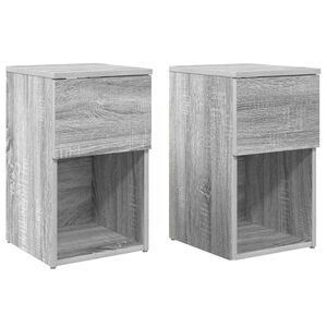 vidaXL &Nu;&tau;&omicron;&upsilon;&lambda;ά&pi;&iota; &kappa;&rho;&epsilon;&beta;&alpha;&tau;&iota;&omicron;ύ 2 pcs &Gamma;&kappa;&rho;&iota; Sonoma 29 x 31,5 x 49 &epsilon;&kappa;