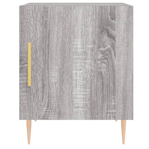 vidaXL Κομοδίνα 2 τεμ. Γκρι Sonoma 40 x 40 x 50 εκ. από Επεξεργ. Ξύλο