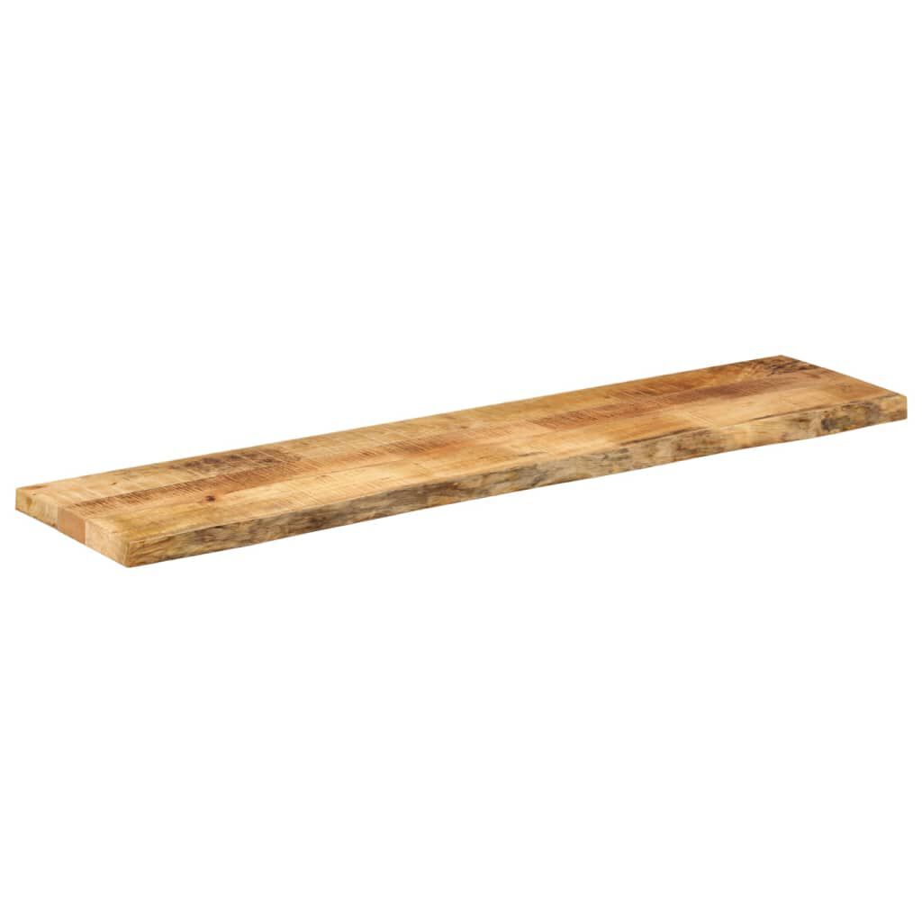vidaXL Επιφάνεια Τραπεζιού 160x20x3,8 εκ. Live Edge Μασίφ Ξύλο Μάνγκο