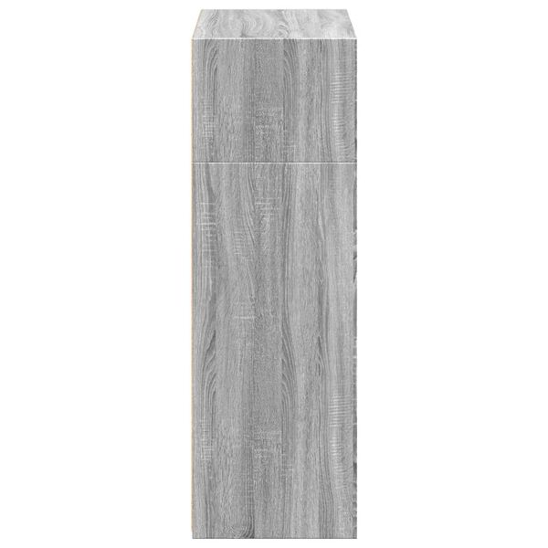 vidaXL Ντουλάπι Γκρι Sonoma 70x41x124 εκ. από Επεξεργασμένο Ξύλο