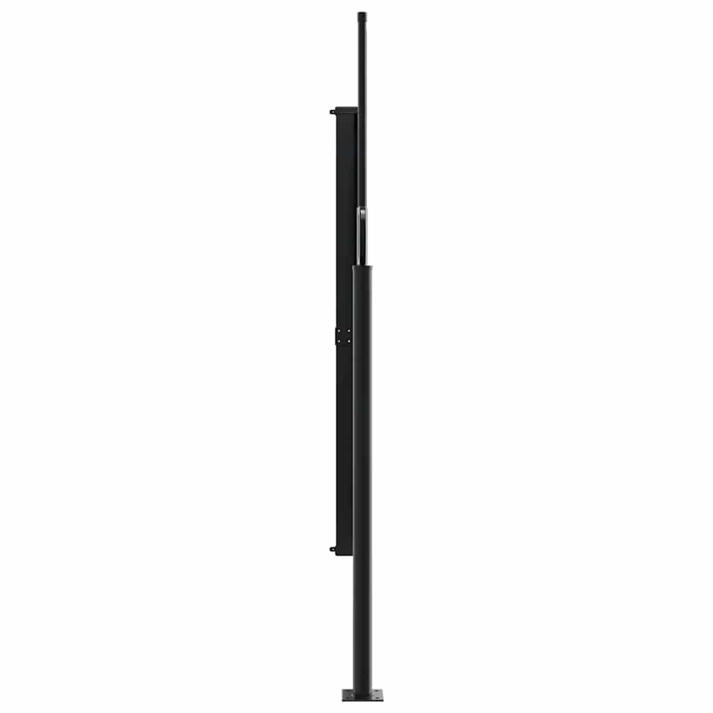 vidaXL Σκίαστρο Πλαϊνό Συρόμενο Μαύρο 160 x 300 εκ.