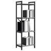 vidaXL Βιβλιοθήκη Γκρι sonoma 40 x 30 x 118 εκ Επεξεργασμένο ξύλο