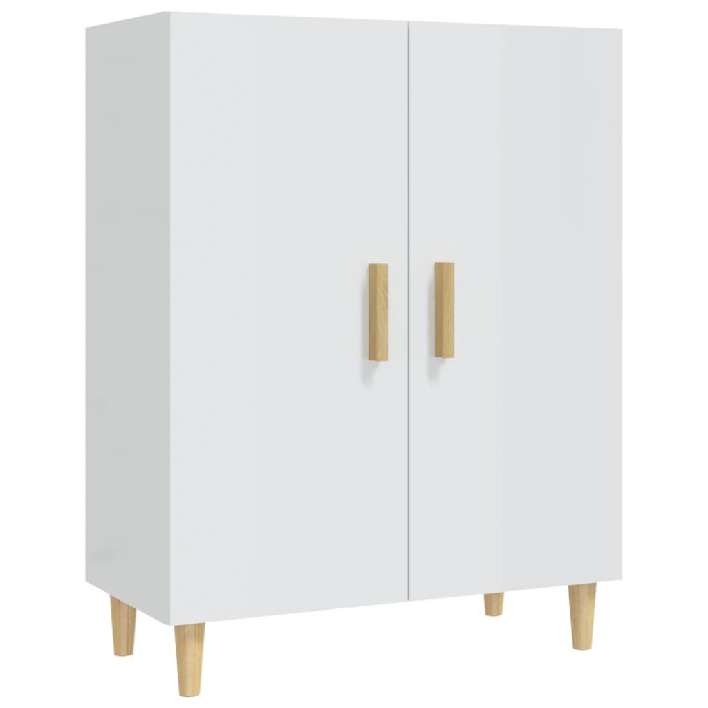 vidaXL Ντουλάπι Γυαλιστερό Λευκό 70 x 34 x 90 εκ. Επεξεργασμένο Ξύλο