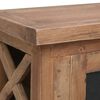 vidaXL Έπιπλο Τηλεόρασης με 3 Συρτάρια Καφέ 120x30x40 εκ. Μασίφ Μαόνι
