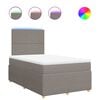 vidaXL &Kappa;&rho;&epsilon;&beta;ά&tau;&iota; Boxspring &mu;&epsilon; &Sigma;&tau;&rho;ώ&mu;&alpha; Taupe 120x200 &epsilon;&kappa;. &Upsilon;&phi;&alpha;&sigma;&mu;ά&tau;&iota;&nu;&omicron;