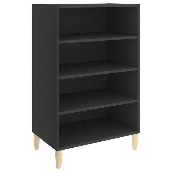 vidaXL Ραφιέρα Γκρι 57 x 35 x 90 εκ. από Επεξ. Ξύλο