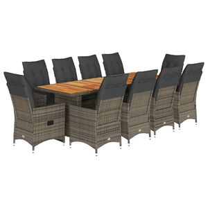 vidaXL &Sigma;&epsilon;&tau; &Epsilon;&pi;ί&pi;&lambda;&omega;&nu; Bistro &Kappa;ή&pi;&omicron;&upsilon; 11 &tau;&epsilon;&mu; &Gamma;&kappa;&rho;&iota; &Sigma;&upsilon;&nu;&theta;&epsilon;&tau;. &Rho;&alpha;&tau;ά&nu; &mu;&epsilon; &Mu;&alpha;&xi;&iota;&lambda;ά&rho;&iota;&alpha;