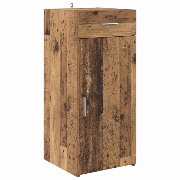 vidaXL Πλαϊνό γραφείο με συρτάρι artisan δρυς 42,5 x 40 x 93 εκ.