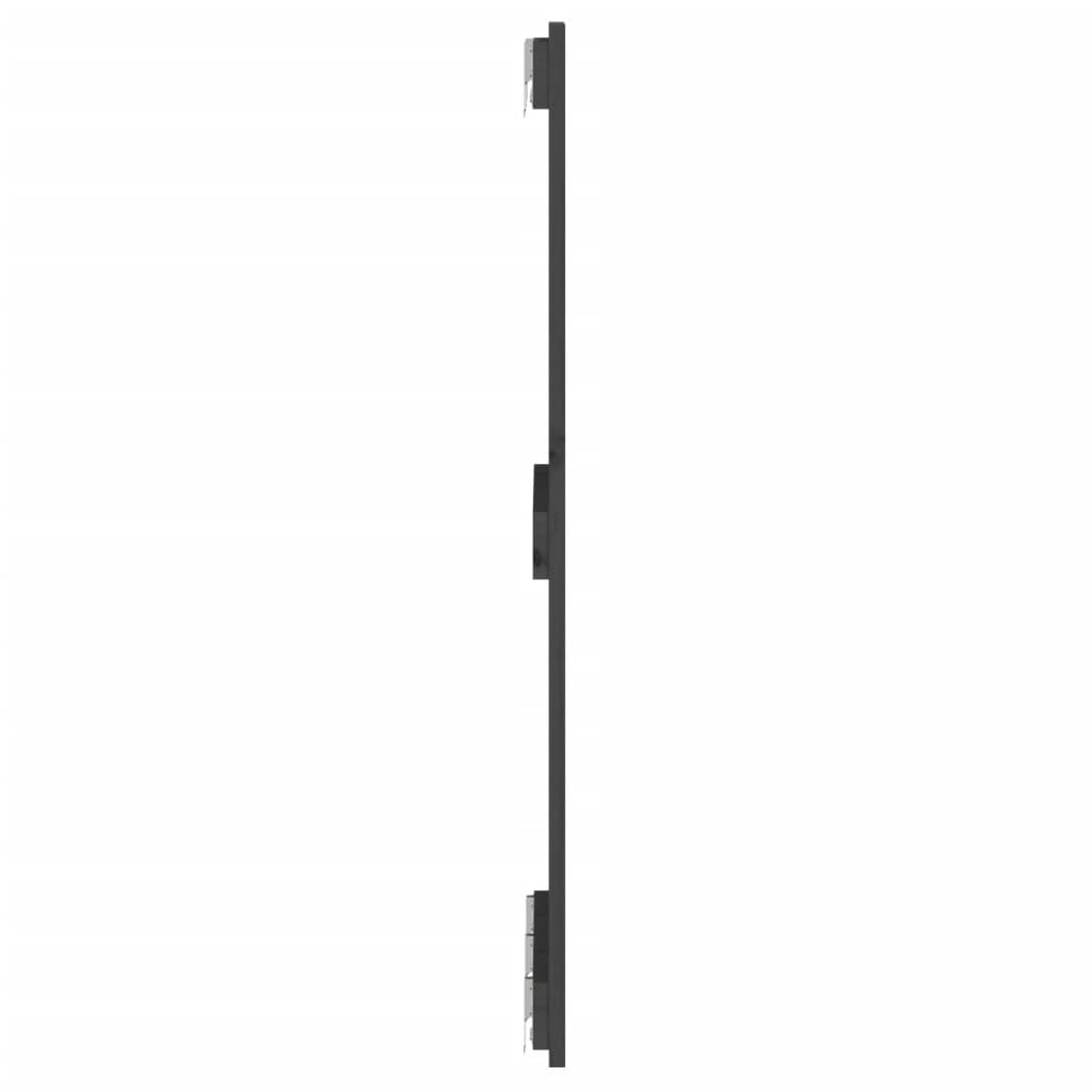 vidaXL Κεφαλάρι Τοίχου Γκρι 140x3x90 εκ. από Μασίφ Ξύλο Πεύκου