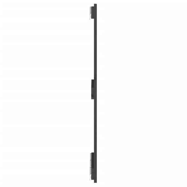 vidaXL Κεφαλάρι Τοίχου Γκρι 140x3x90 εκ. από Μασίφ Ξύλο Πεύκου