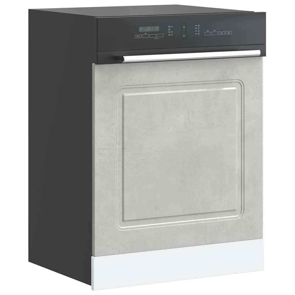 vidaXL Πίνακας πλυντηρίου πιάτων "Kalmar" Concrete Grey 60x1,5x67 cm