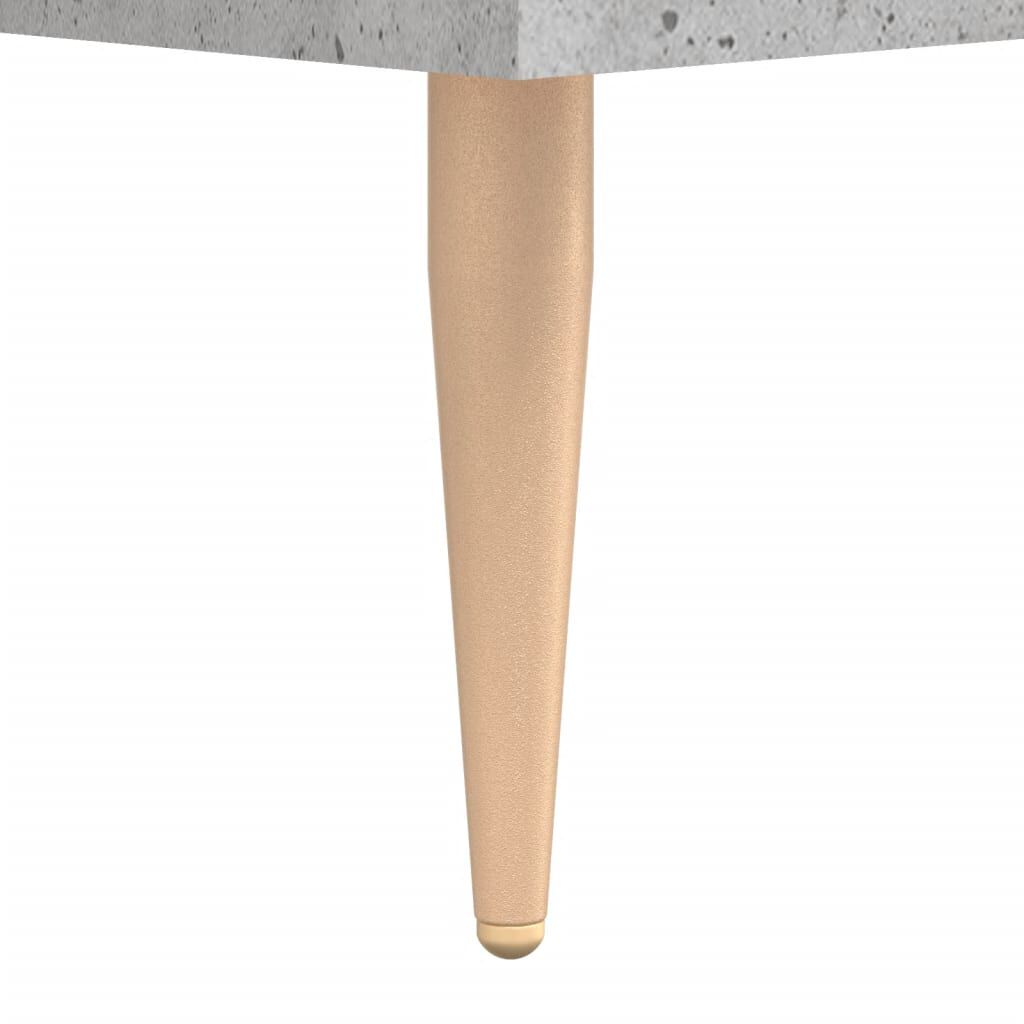 vidaXL Ντουλάπι Γκρι Σκυροδέματος 34,5x32,5x90 εκ. Επεξεργασμένο Ξύλο