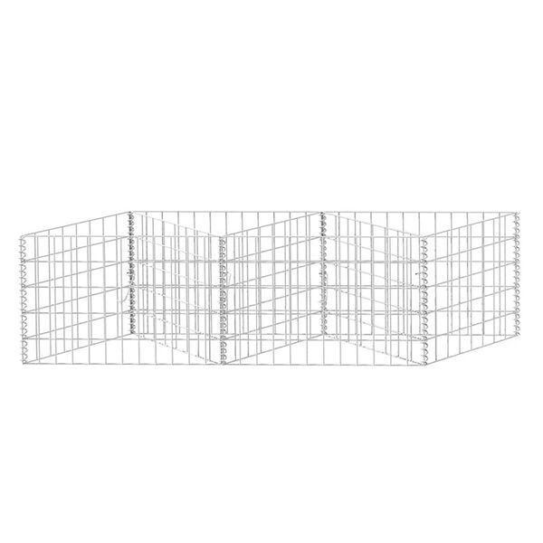 vidaXL Συρματοκιβώτιο 120 x 30 x 50 εκ. από Γαλβανισμένο Χάλυβα