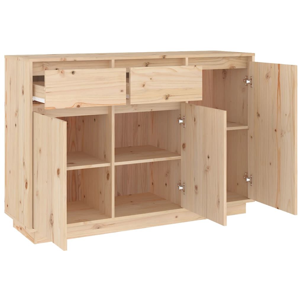 vidaXL Μπουφές 110 x 34 x 75 εκ. από Μασίφ Ξύλο Πεύκου