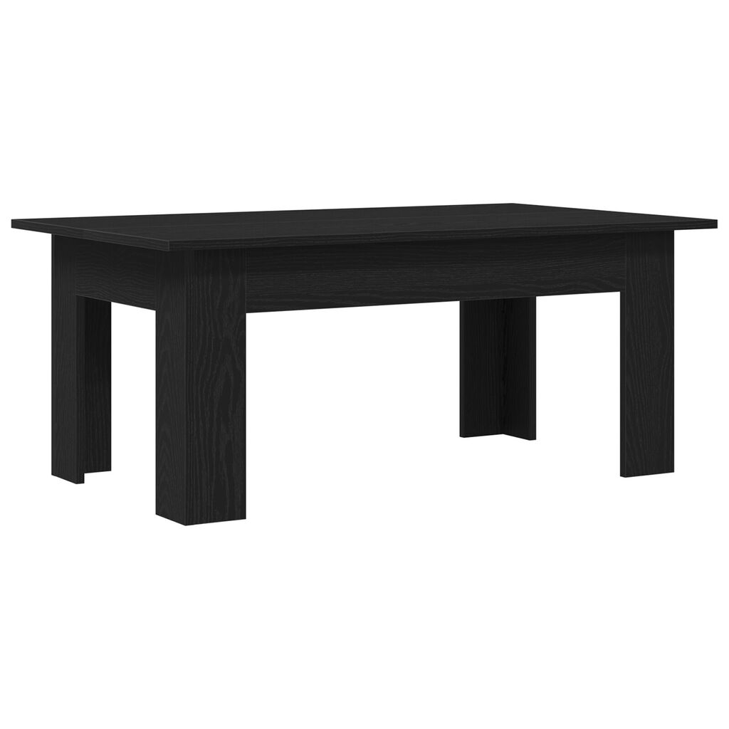 vidaXL Τραπεζάκι Σαλονιού Μαύρο Δρυς 100x60x42 εκ Επεξεργασμένο Ξύλο