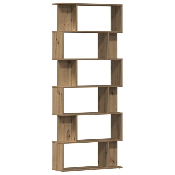 vidaXL Ντουλάπι βιβλίων Artisan Oak 80x24x192 cm Κατασκευασμένο ξύλο