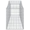 vidaXL Συρματοκιβώτια Τοξωτά 7 τεμ. 200x50x60/80 εκ. Γαλβαν. Ατσάλι