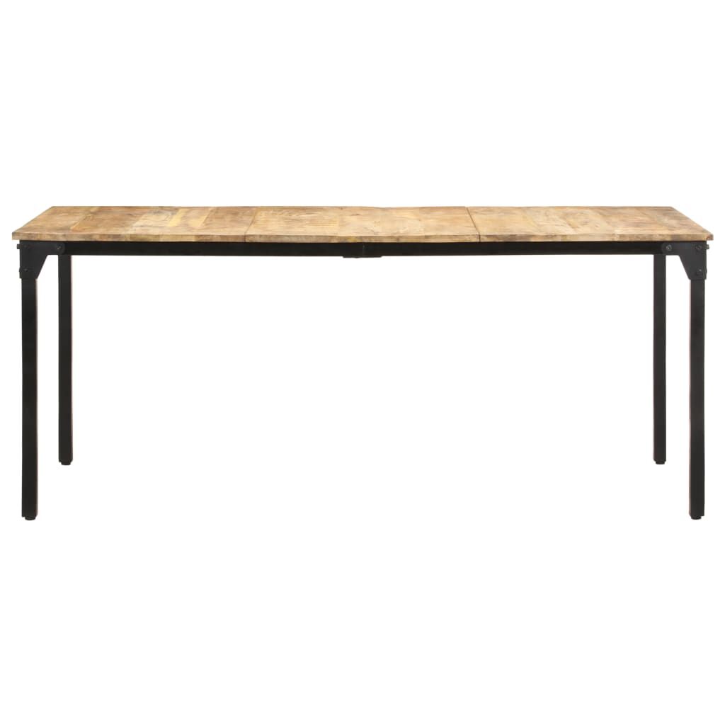 vidaXL Τραπεζαρία 180 x 90 x 76 εκ. από Ακατέργαστο Ξύλο Μάνγκο