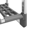 vidaXL Κρεμάστρα Ρούχων με 3 Επίπεδα Ασημί 59x29x192 εκ. Αλουμίνιο