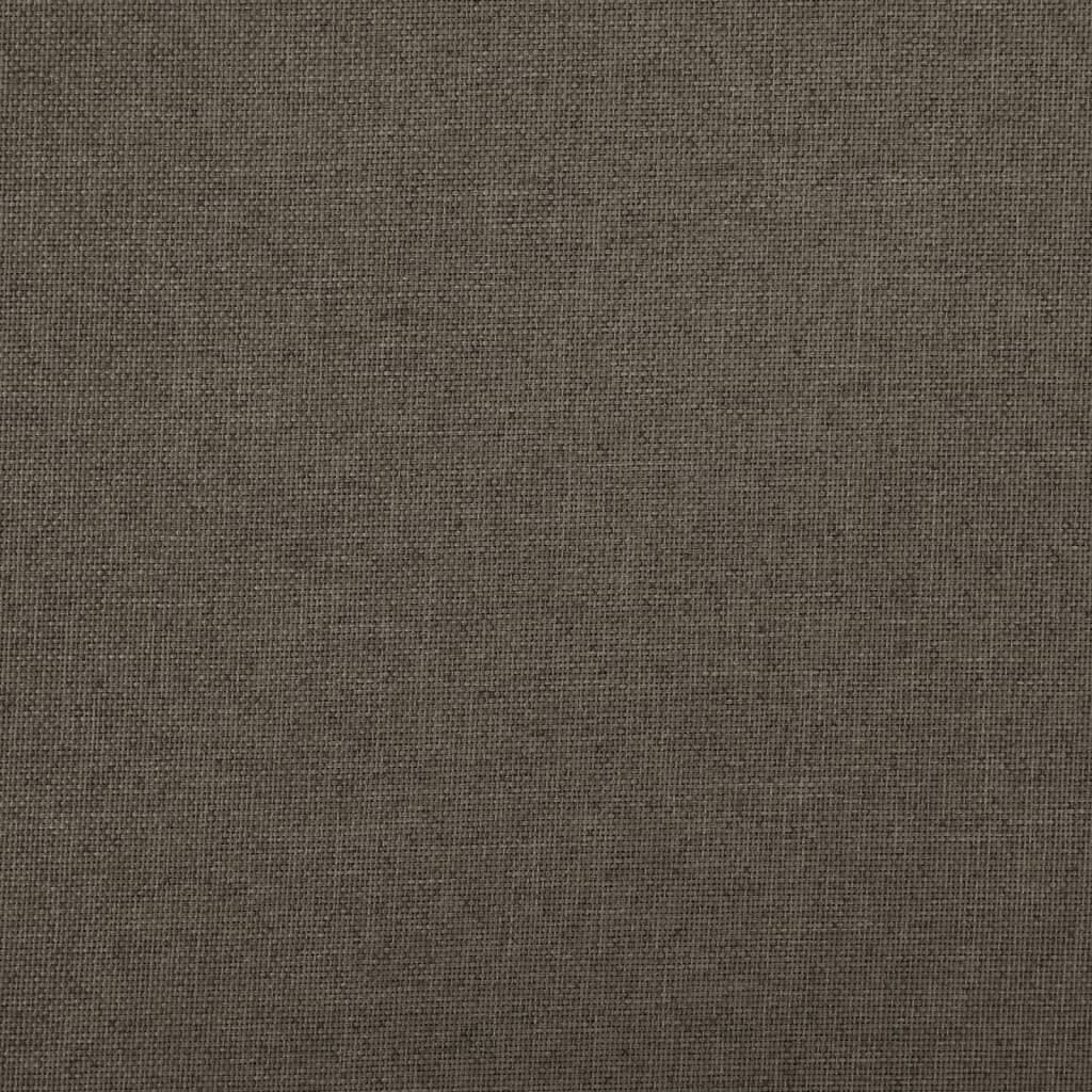 vidaXL Πτυσσόμενος Πάγκος Αποθήκευσης Καφέ 76x38x38 εκ. Συνθετικό Λινό