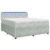 vidaXL &Kappa;&rho;&epsilon;&beta;ά&tau;&iota; box spring &mu;&epsilon; &sigma;&tau;&rho;ώ&mu;&alpha; &Alpha;&nu;&omicron;&iota;&chi;&tau;ό &gamma;&kappa;&rho;&iota; 200 x 200 cm &Beta;&epsilon;&lambda;&omicron;ύ&delta;&omicron;
