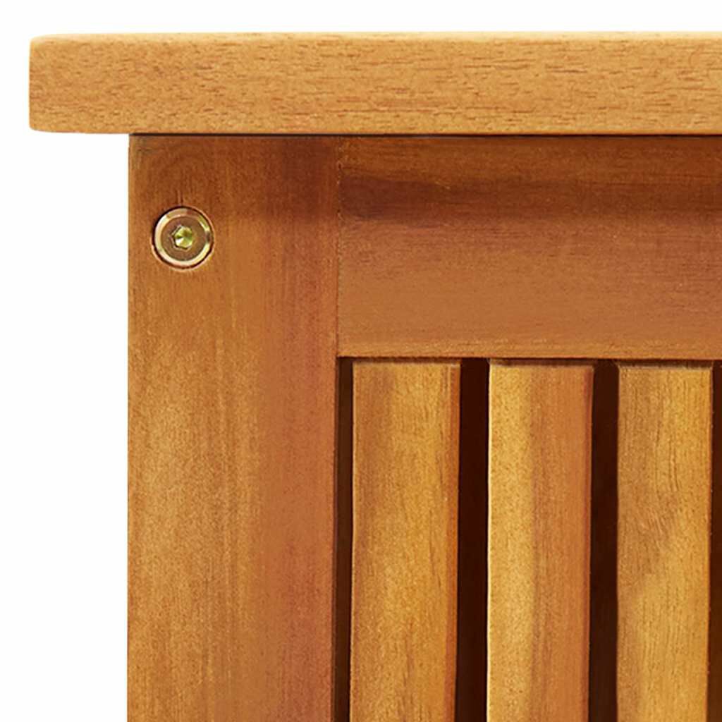 vidaXL Μπαούλο Αποθήκευσης Κήπου 113x50x58 εκ. από Μασίφ Ξύλο Ακακίας