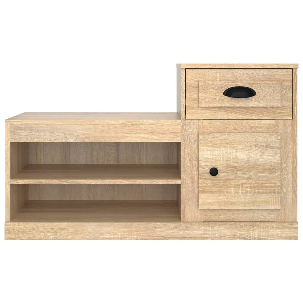 vidaXL Παπουτσοθήκη Sonoma Δρυς 100x42x60 εκ. από Επεξεργασμένο Ξύλο