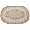 vidaXL &Chi;&alpha;&lambda;&iota;ά &chi;ώ&rho;&omicron;&upsilon; Floral &Phi;&upsilon;&sigma;&iota;&kappa;ό &mu;&epsilon; &Lambda;&epsilon;&upsilon;&kappa;ή &Epsilon;&kappa;&tau;ύ&pi;&omega;&sigma;&eta; 122 x 183 cm &Gamma;&iota;&omicron;ύ&tau;&alpha;