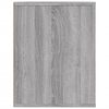 vidaXL Παπουτσοθήκη Γκρι Sonoma 75x35x45 εκ. από Επεξεργασμένο Ξύλο
