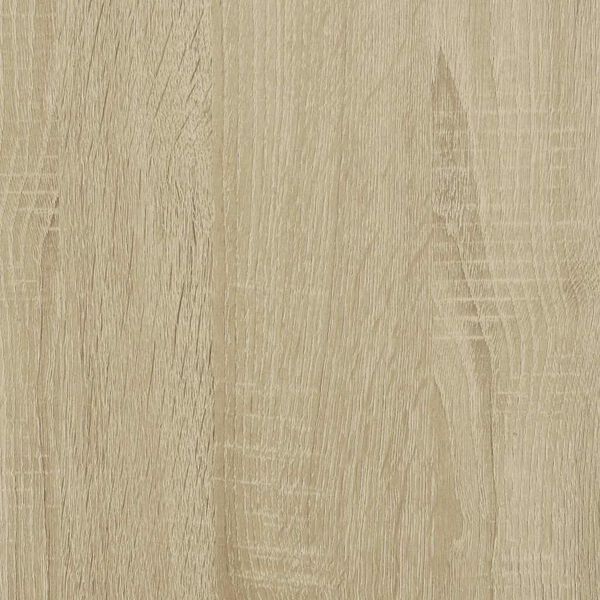 vidaXL Κομοδίνο Sonoma Oak 40x31x50 cm Κατασκευασμένο ξύλο και μέταλλο