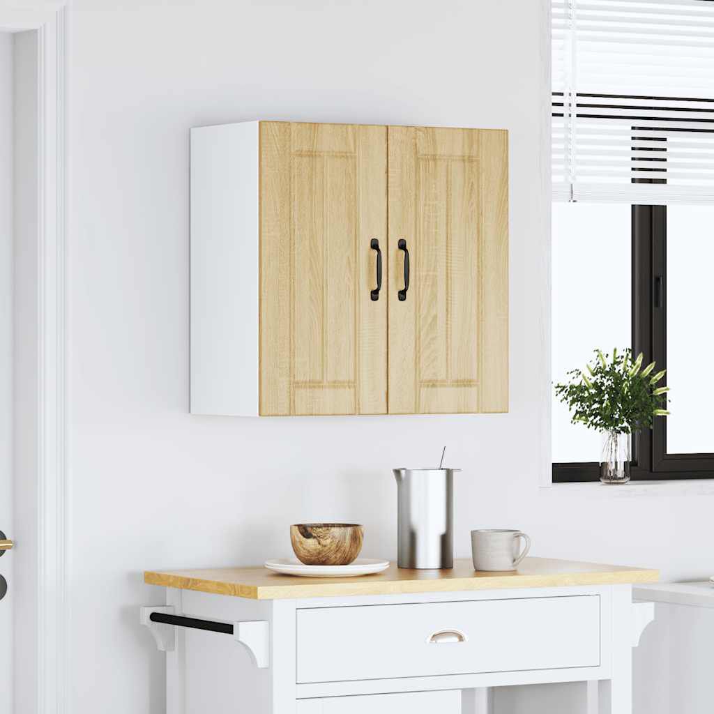 vidaXL ντουλάπι τοίχου κουζίνας "Lucca" Sonoma Oak Engineered Wood