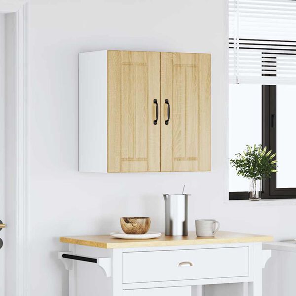 vidaXL ντουλάπι τοίχου κουζίνας "Lucca" Sonoma Oak Engineered Wood
