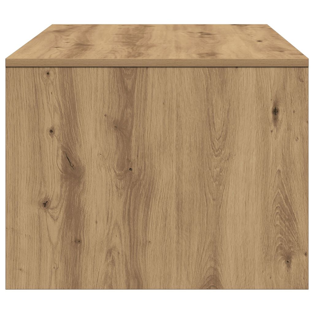 vidaXL Τραπέζι του καφέ - Δρυς Artisan - 102x55x43.5 εκ - Κατασκευασμένο από Επεξεργασμένο Ξύλο