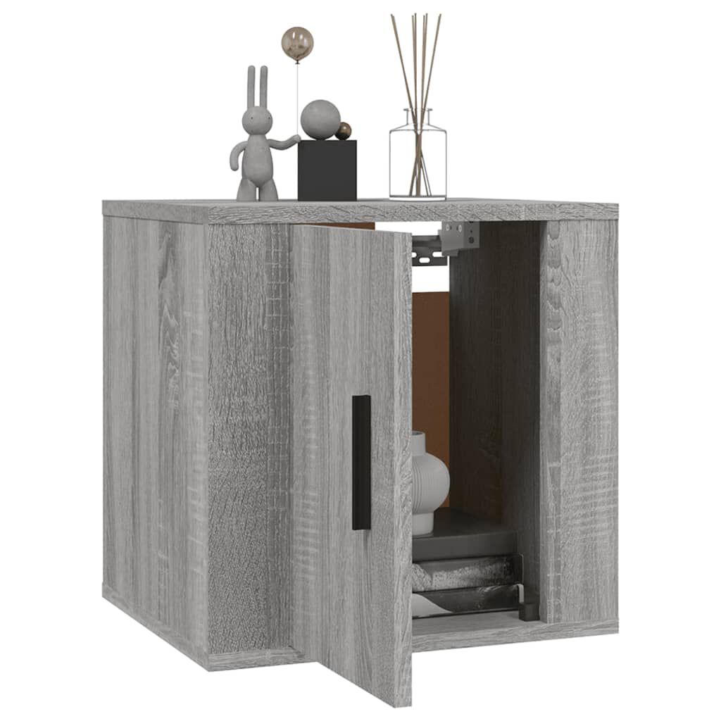 vidaXL Έπιπλα Τηλεόρασης Επιτοίχια 2 τεμ. Γκρι Sonoma 40x34,5x40 εκ.