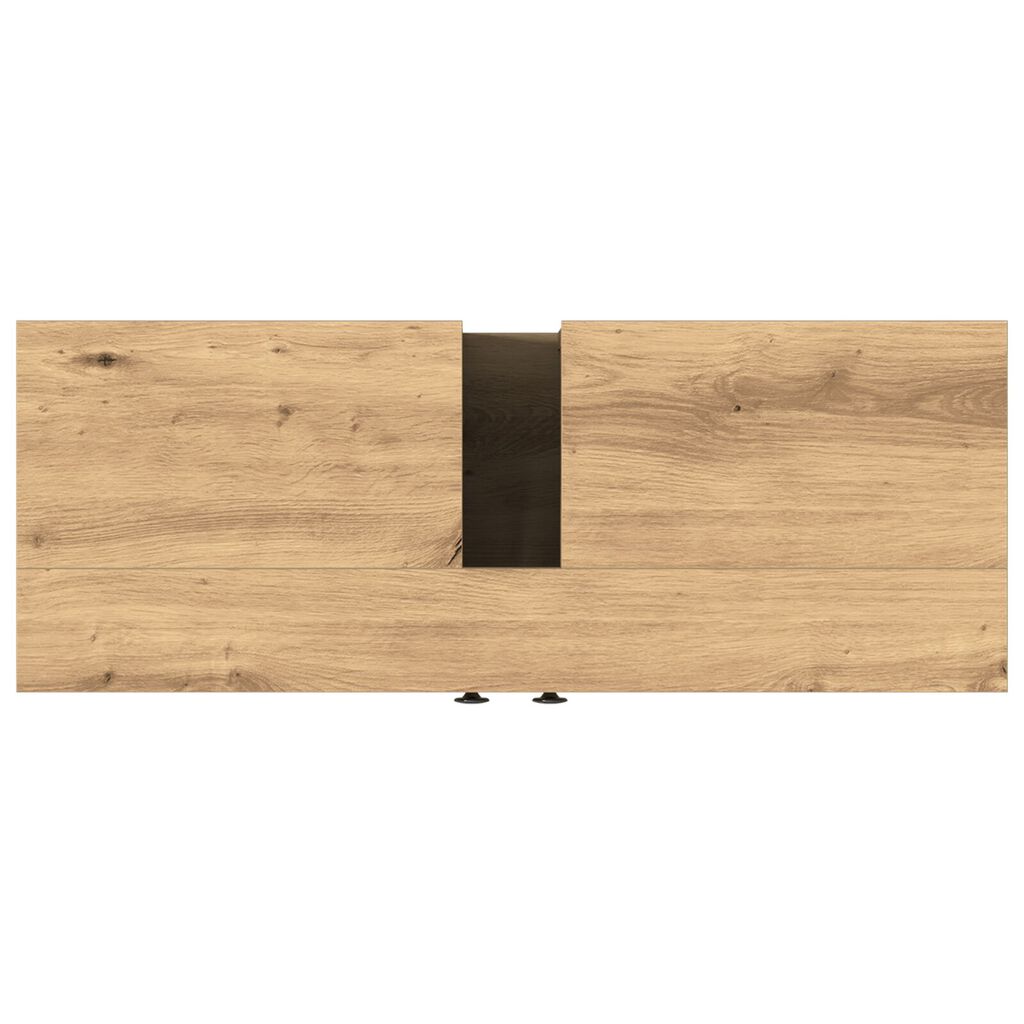 vidaXL Ντουλάπι νιπτήρα μπάνιου με ράφι artisan δρυς 80 x 30 x 60 cm
