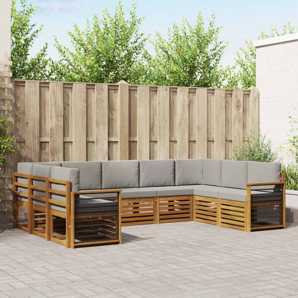 vidaXL &Sigma;&alpha;&lambda;&omicron;&nu;ά&kappa;&iota; &Gamma;&omega;&nu;&iota;&alpha;&kappa;&omicron;ύ &Kappa;&alpha;&nu;&alpha;&pi;έ 9 pcs &Phi;&upsilon;&sigma;&iota;&kappa;ό &kappa;&alpha;&iota; &Alpha;&nu;&omicron;&iota;&chi;&tau;ό &Gamma;&kappa;&rho;&iota;