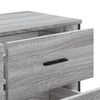 vidaXL Συρταριέρα Γκρι Sonoma 91x35,5x74,5 εκ. από Επεξεργ. Ξύλο