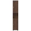 vidaXL Ντουλάπι Μπάνιου με πόρτα TULUM Καφέ δρυς 37 x 31.5 x 203 εκ