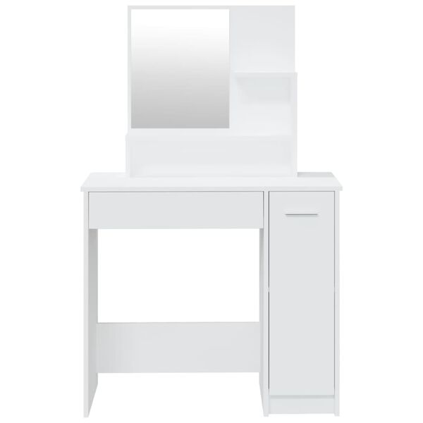vidaXL Μπουντουάρ Σετ Σετ Λευκό 86,5 x 35 x 136 εκ.