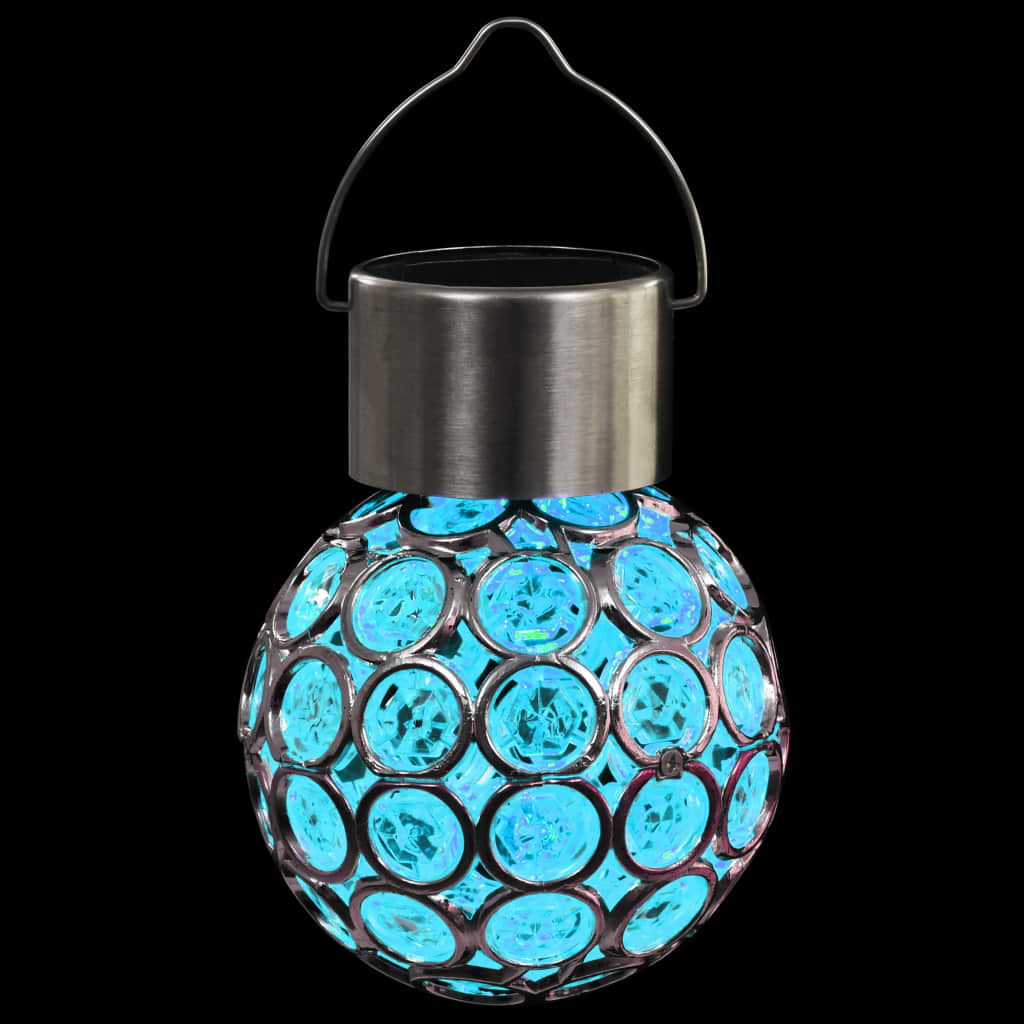 vidaXL Φωτιστικά Ηλιακά Κρεμαστά LED RGB 8 τεμ.