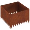 vidaXL &Pi;&epsilon;&rho;ί&gamma;&rho;&alpha;&mu;&mu;&alpha; &gamma;&kappa;&alpha;&zeta;ό&nu; 60 x 60 x 35 cm &Alpha;&tau;&sigma;ά&lambda;&iota; &Sigma;&kappa; rusty
