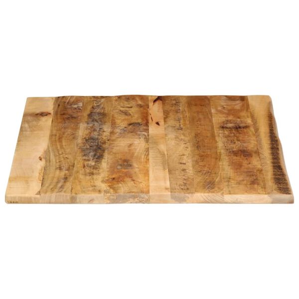 vidaXL Επιφάνεια Τραπεζιού 100x80x2,5 εκ. Live Edge Μασίφ Ξύλο Μάνγκο