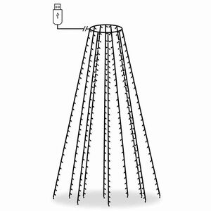 Χριστουγεννιάτικα Λαμπάκια Χταπόδι με 150 LED 150 εκ.