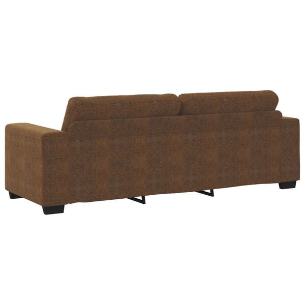 vidaXL Καναπές 2 pcs Καφέ 221 x 78 x 80 εκ Τεχνητό δέρμα